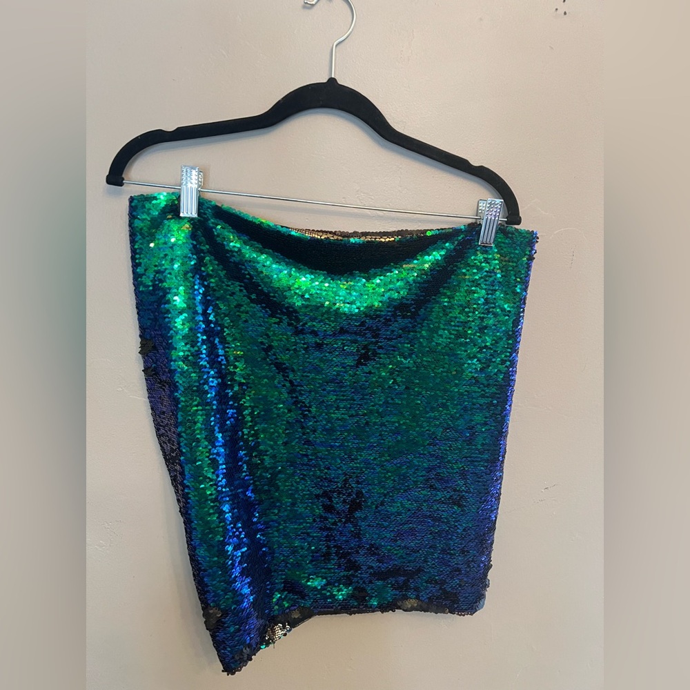 SEQUIN HOOD reversible infinity head scarf accessory by stardust love